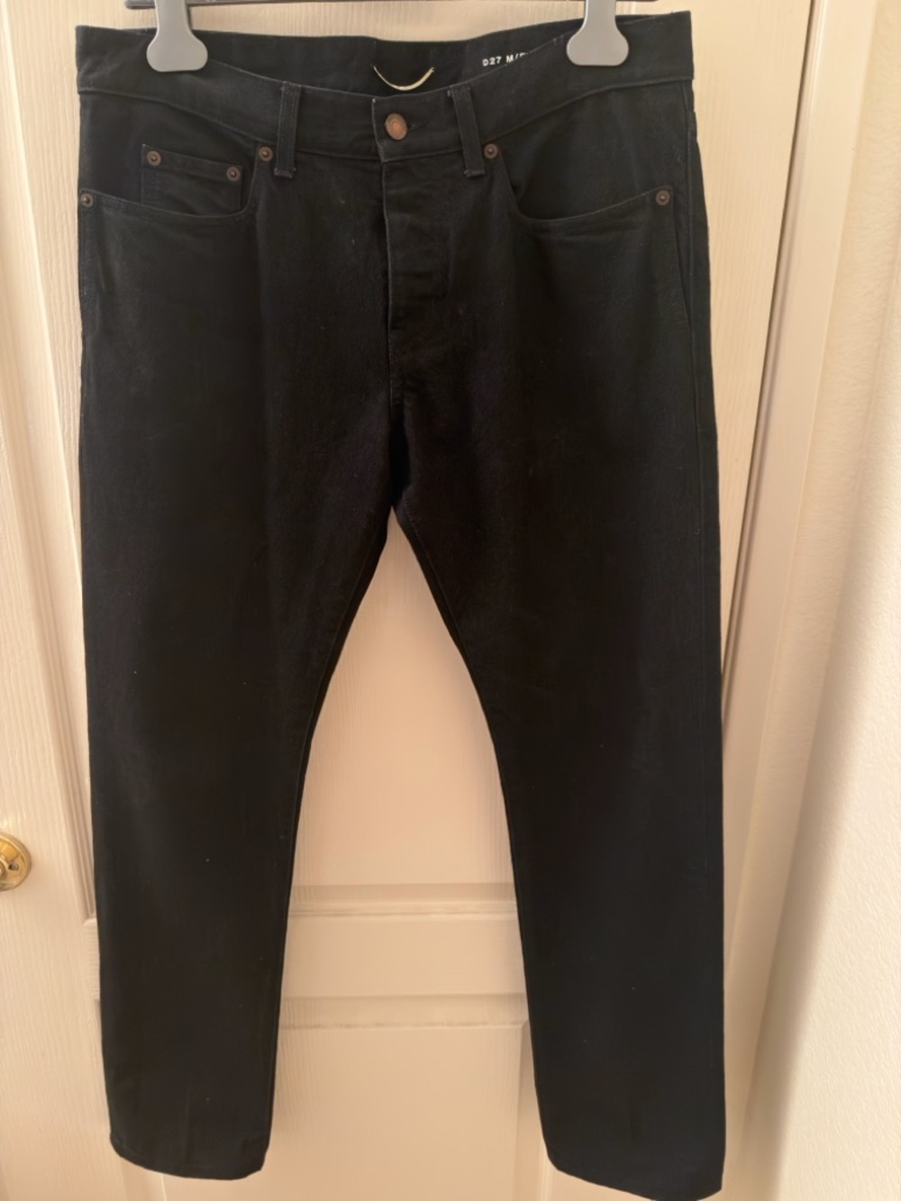 YSL Saint Laurent D27 Black Denim Jeans